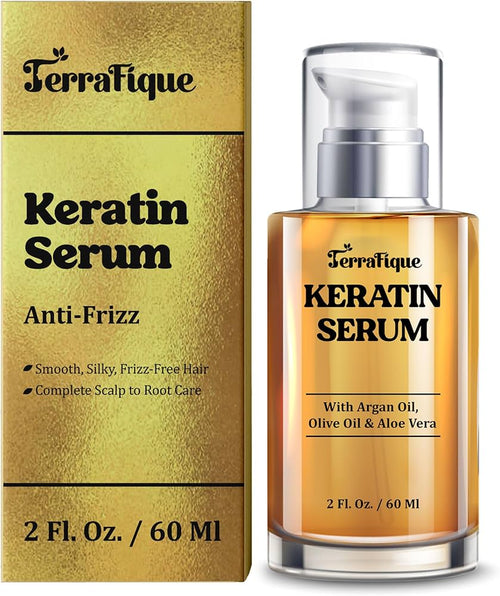 SUERO CAPILAR NUTRITIVO CON QUERATINA Y ACEITE DE ARGÁN SIN SULFATOS 80 ML