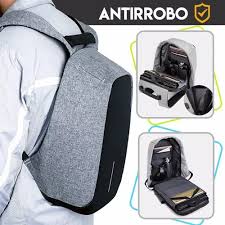 MOCHILA ANTIRROBO IMPERMEABLE CON PUERTO DE CARGA USB