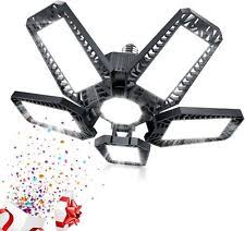 LUZ DE GARAJE AJUSTABLE LED DEFORMABLE NEGRA DE 80 VATIOS SEMIEMPOTRADA