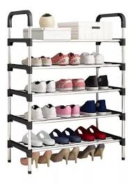 ZAPATERA ORGANIZADOR ESTANTE 5 NIVELES GRANDE NEGRO 24/C