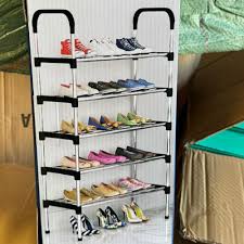 ZAPATERA ORGANIZADOR ESTANTE 5 NIVELES GRANDE NEGRO 24/C