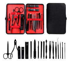 KIT DE MANICURA Y PEDICURA / CORTA UÑAS 24 PIEZAS